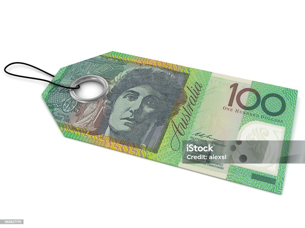 Австралийский доллар Цена Метят - Стоковые фото Австралийские доллары роялти-фри