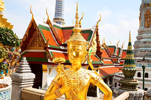 istock Golden statue in Wat Phra Kaeo 180827801