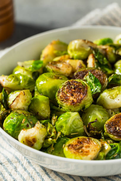 istock Healthy Roasted Homemade Brussels Sprouts 1808278060