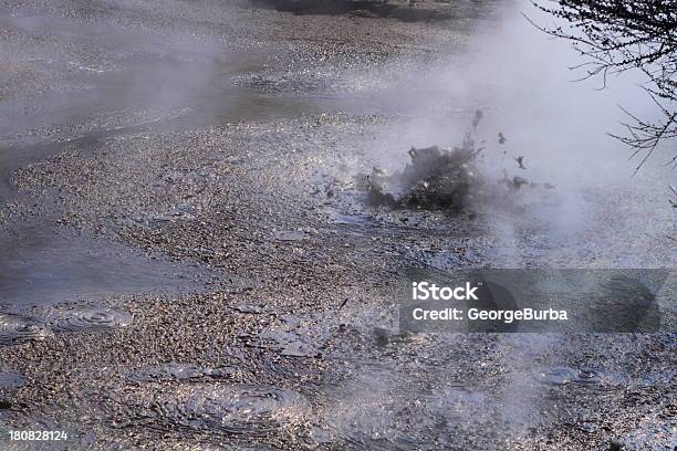 Hot Mud Geyser Stock Photo - Download Image Now - Beauty In Nature, Boiling, Clay