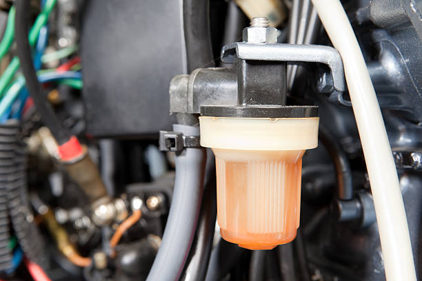 istock Outboard Marine Engine Fuel Filter Detail 180828537