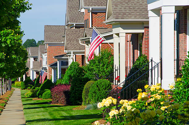 istock Patriotic Neighborhood 180828582