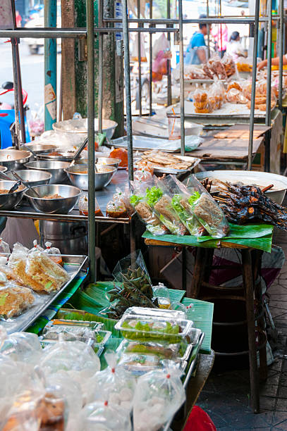 istock Asian Cuisine On A Market Stall 180828675