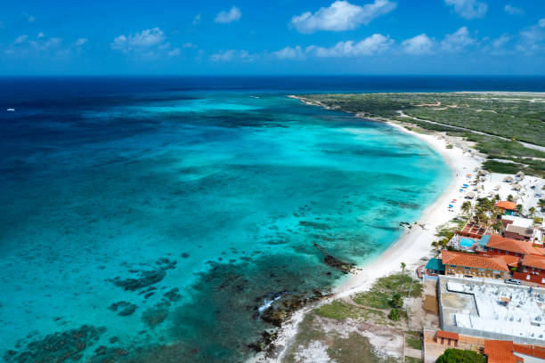 istock Aerial of Arashi Beach, Aruba 1808290530