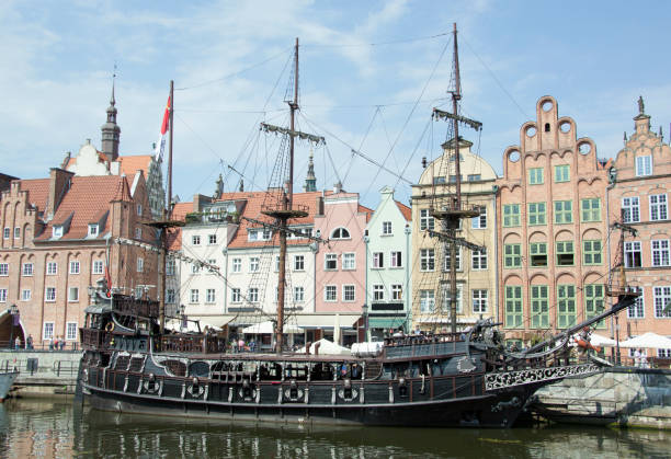 istock Gdansk City Old Ship Replica 1808294406