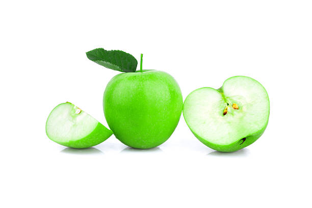 istock green apple isolated on white background 180830053