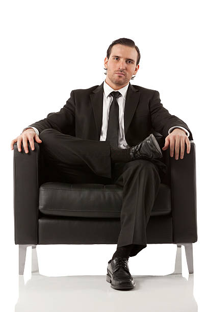 istock Businessman sitting in an armchair 180830137
