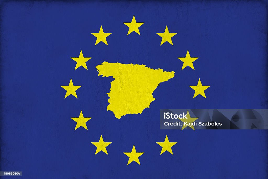 EU 회원국들에 스페인 - 로열티 프리 0명 스톡 사진