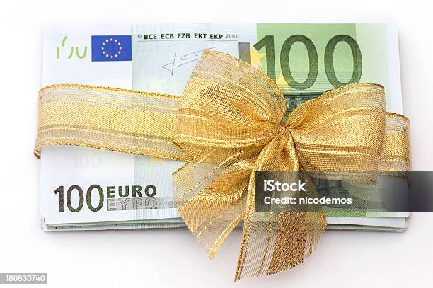 Euro Money Gift Stock Photo - Download Image Now - Currency, European Union Currency, Euro Symbol