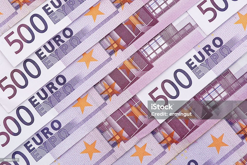 Sfondo di banconote da 500 Euro - Foto stock royalty-free di 500