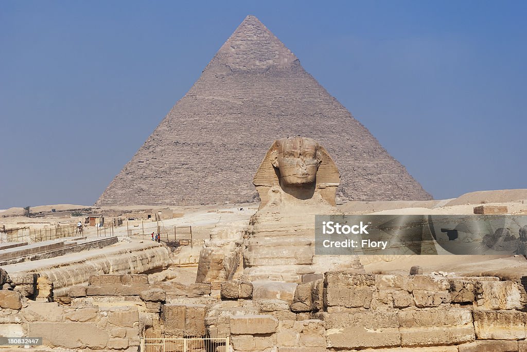 Pyramide et le Sphinx - Photo de Afrique libre de droits