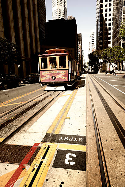 istock Cable car, California Street, San Francisco 180832550