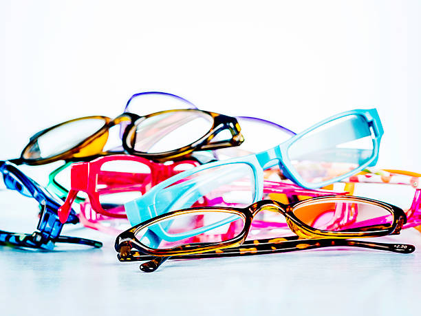 istock Women's Fashion Eyeglasses with Copyspace 180832573
