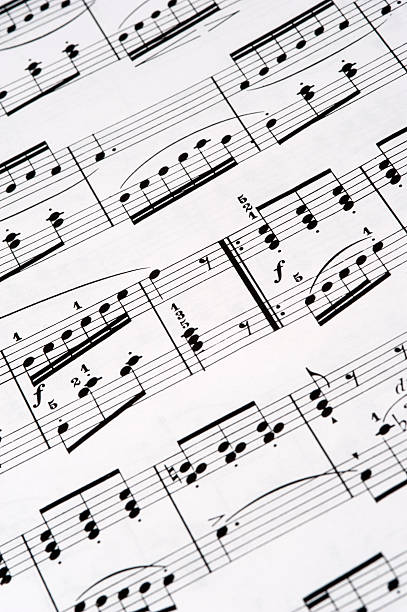 istock Close up of sheet music 180832576