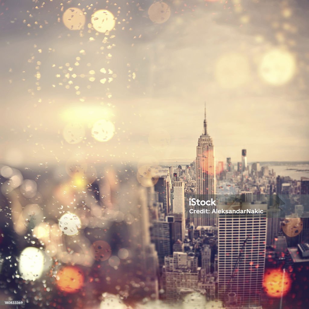 New York City - 로열티 프리 빗나간 포커스 스톡 사진