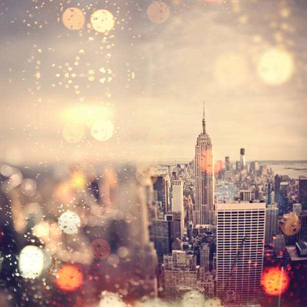 Romantic view of Manhattan