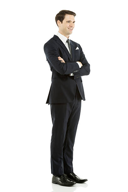 istock Businessman standing with his arms crossed 180833652
