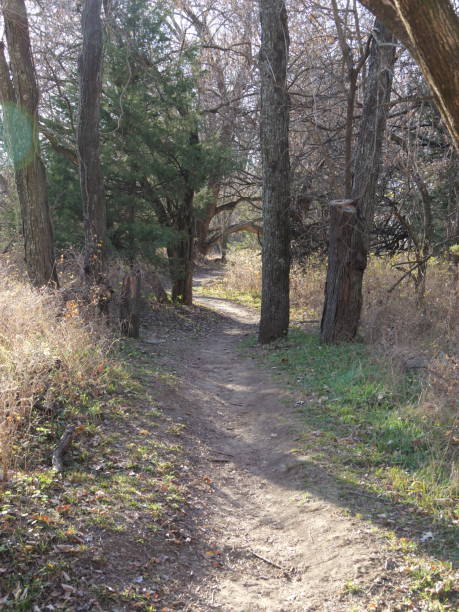 istock Kansas hiking trail in late Fall 1808337659