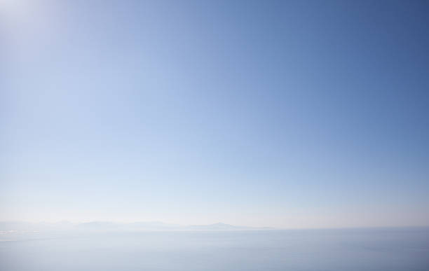 istock blue sea and sky background  - pastel colors 180833797