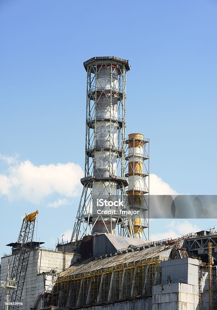 チェルノブイリ原子力発電所(�炉 4 ) - サルコファガスのロイヤリティフリーストックフォト