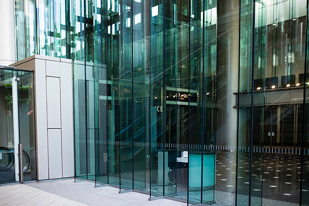 istock Door of beautiful glass 180834053