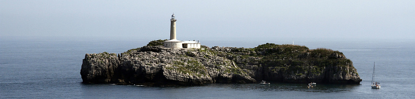 Photograph of Mouro Island in Galicia, Spain