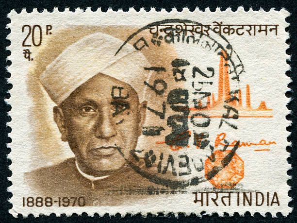 istock Sir Chandrashekhar Venkata Raman Stamp 180834649
