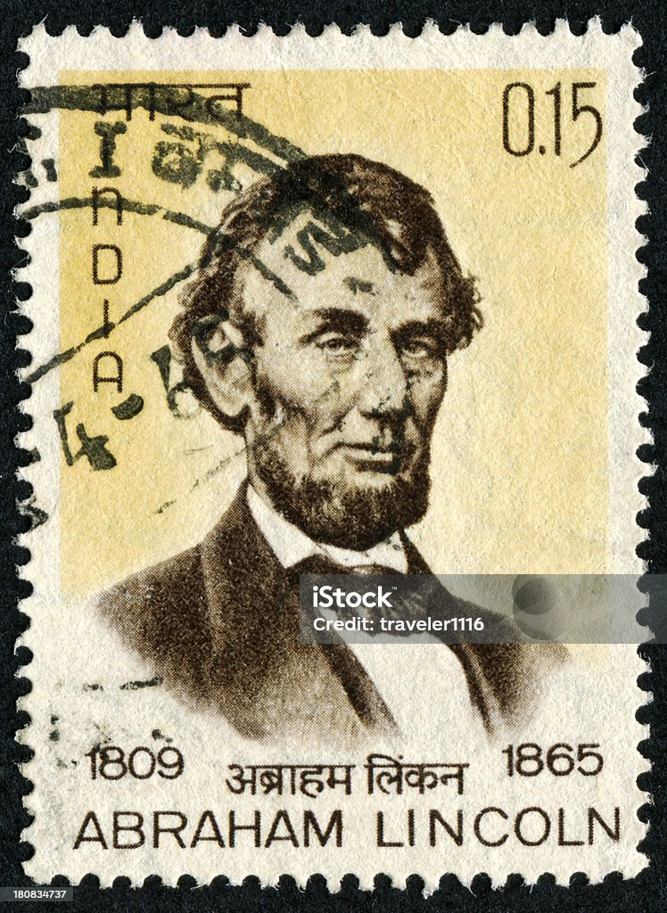 Abraham Lincoln Carimbo - Royalty-free Abraham Lincoln Foto de stock