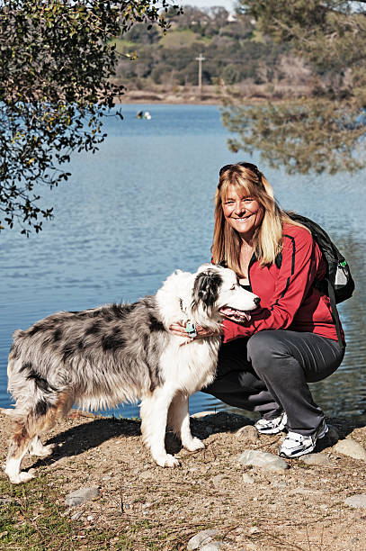 istock Woman and Dog 180834867