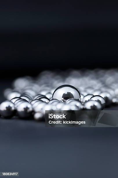 Chrome Spheres Abstract Stock Photo - Download Image Now - Abstract, Ball Bearing, Black Background