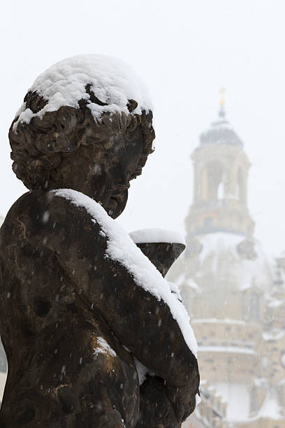 istock Frauenkirche in Dresden on a cold day 180835358