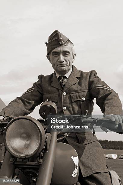 Ww2 Raf Ground Crew Stock Photo - Download Image Now - 1940-1949, Motorcycle, Military