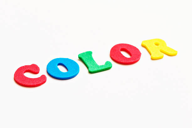 istock COLOR read colorful capital letters on white background 180835713