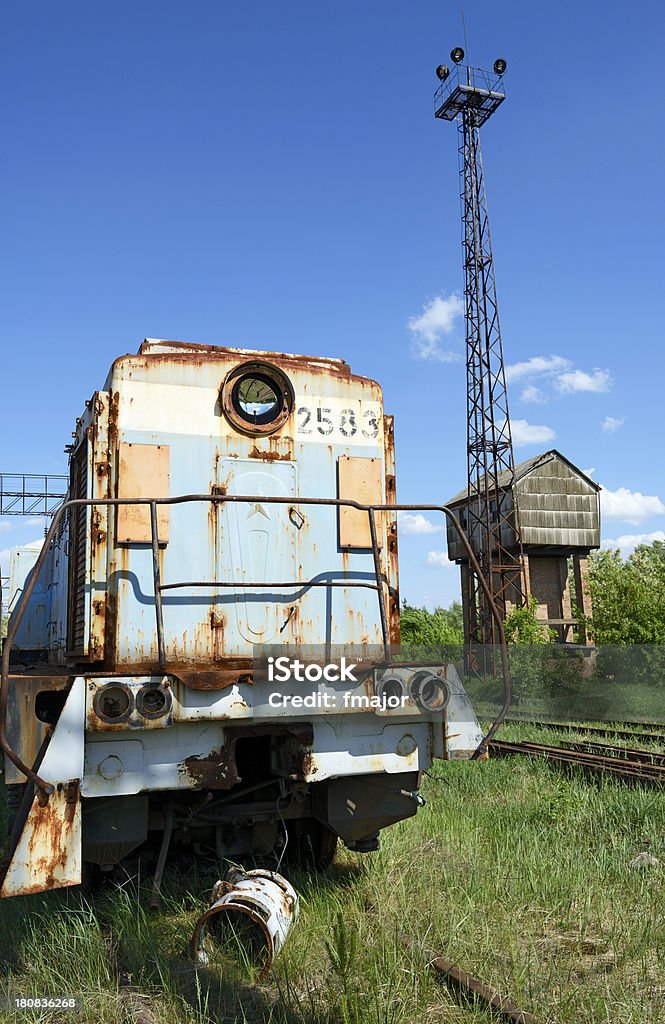 Dead los trenes de Chernóbil (Pripyat) - Foto de stock de Chernóbil libre de derechos