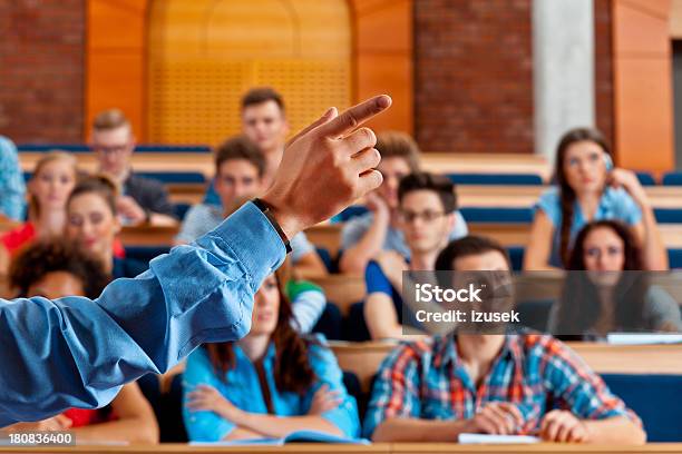 Seminar In Lecure Hall Stock Photo - Download Image Now - Classroom, Lecture Hall, Modern