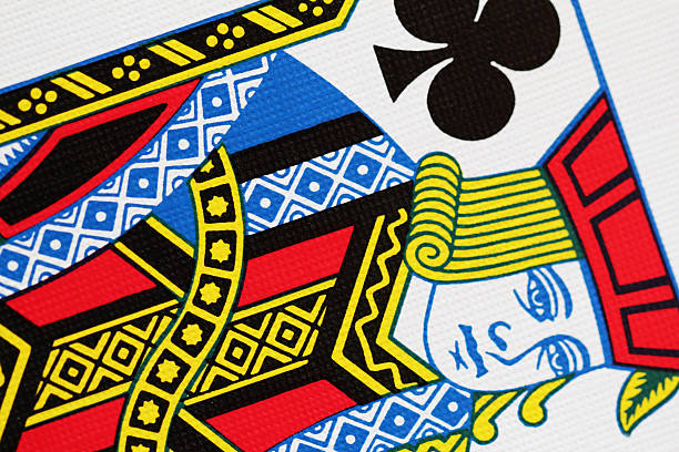 istock Jack Club Playing Card Close Up 180836862