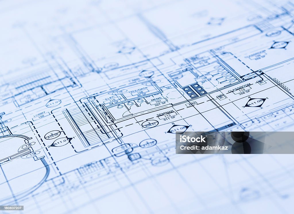 Чертежи; - Стоковые фото Строительная отрасль роялти-фри