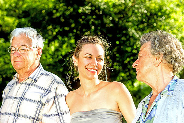 istock Grandparents and granddauther. 180837531