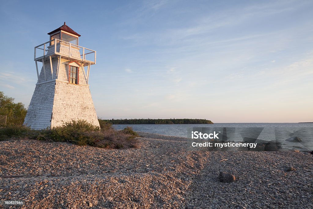 Il faro - Foto stock royalty-free di Manitoba