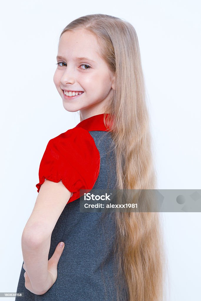 Ritratto di affascinante ragazza piccola - Foto stock royalty-free di 12-13 anni