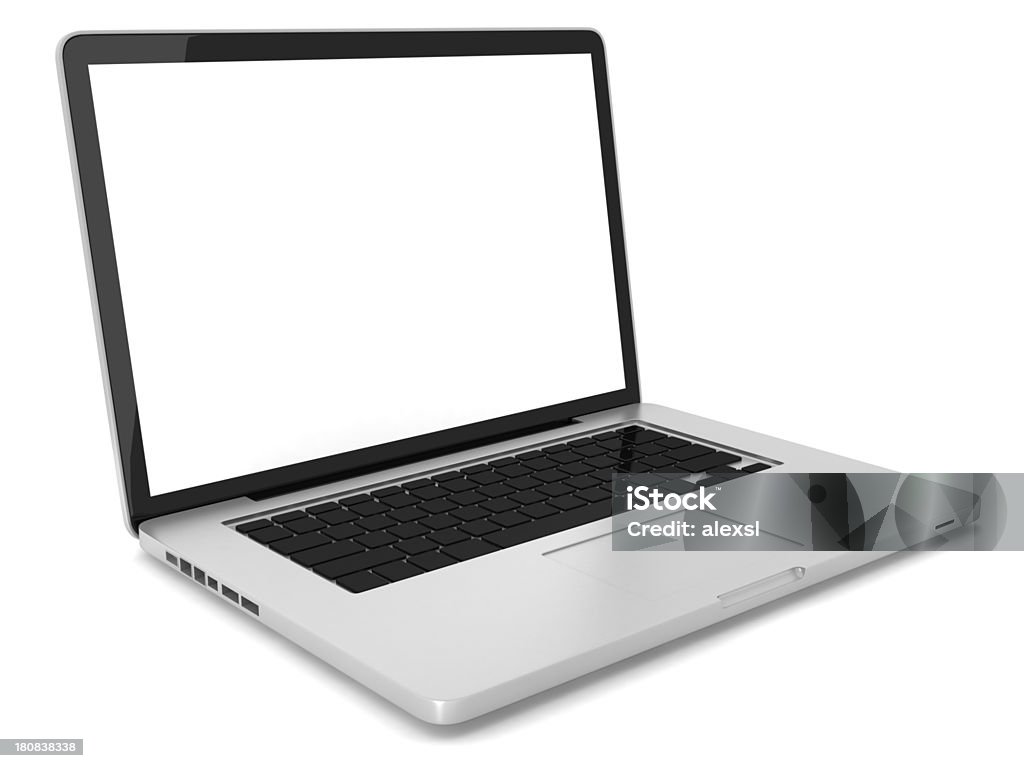 Computadora portátil - Foto de stock de En blanco libre de derechos