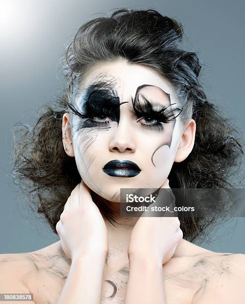 Intense Makeup Stock Photo - Download Image Now - Adult, Adults Only, Beautiful People