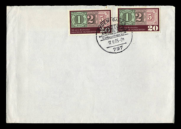 istock Used envelope from Baden-Baden, West Germany, 1965 180838777