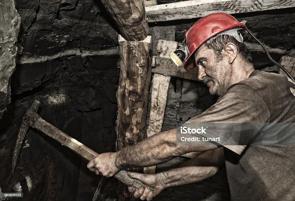 鉱山労働者 - 炭坑作業員のロイヤリティフリーストックフォト
