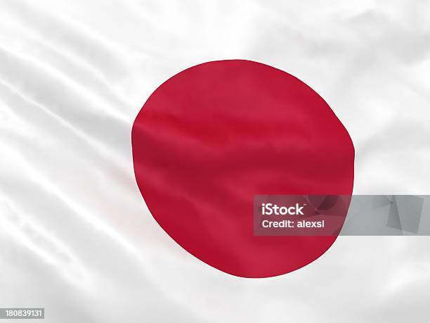 Foto de Bandeira Do Japão e mais fotos de stock de Bandeira - Bandeira, Bandeira Japonesa, Bandeira nacional