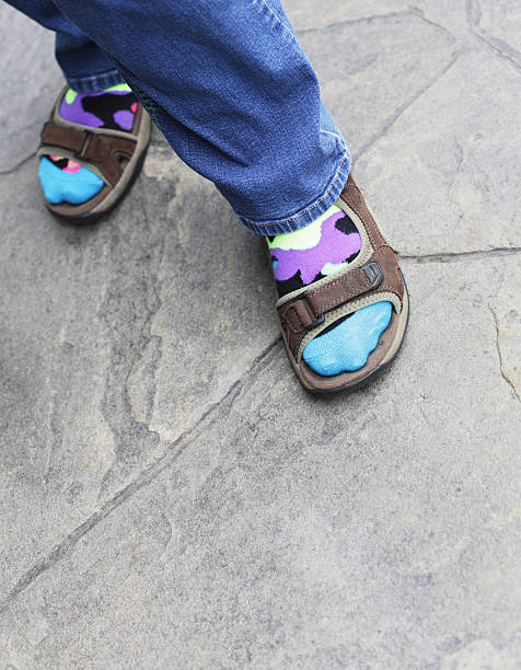 istock Colorful Socks and Sandals 180839157
