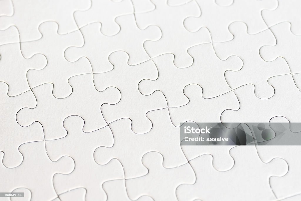 Vide blanc puzzle - Photo de Affaires libre de droits