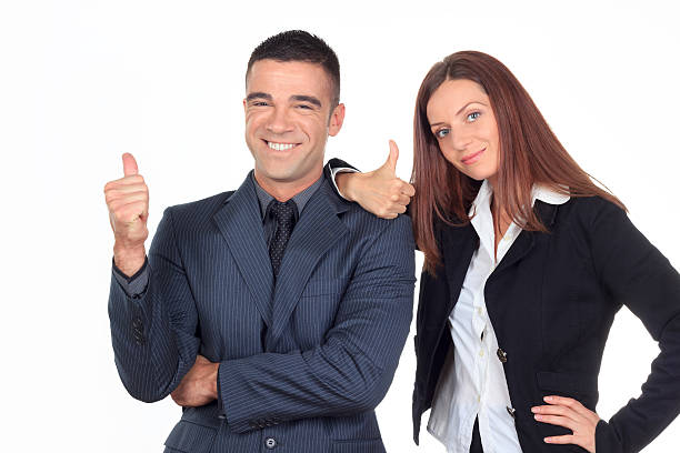 istock Experienced business couple 180839189
