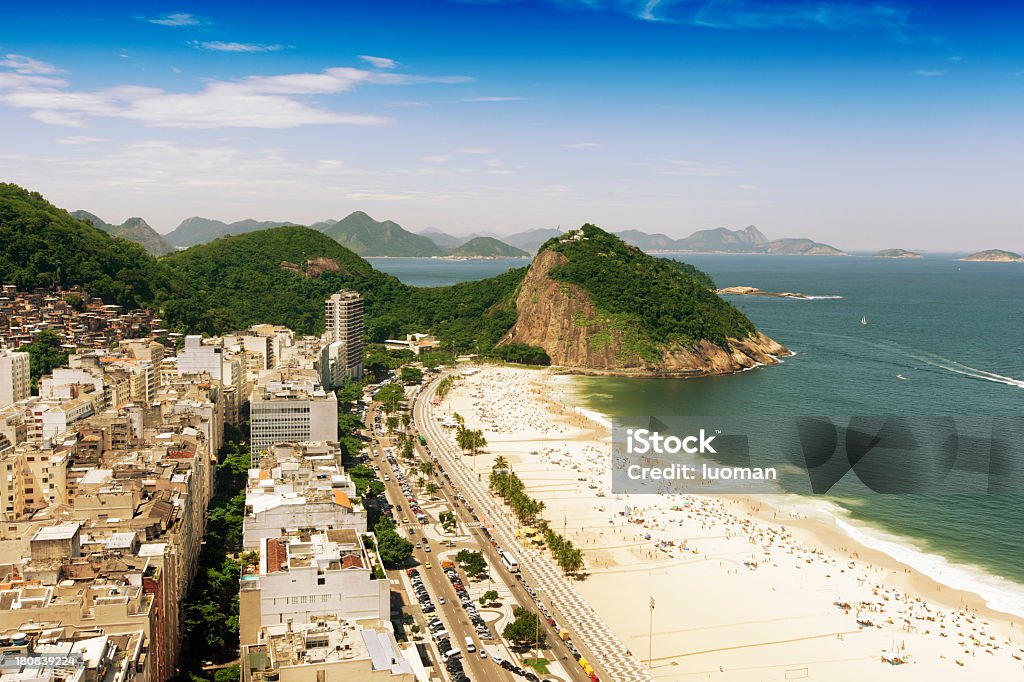 Praia Leme no Rio de Janeiro - Royalty-free Leme - Peça de Veículo Foto de stock