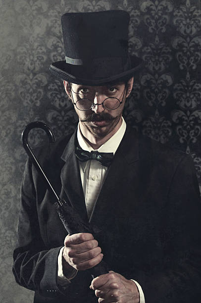 istock Classy Mustache Gentleman / Business Man With Top Hat 180839370